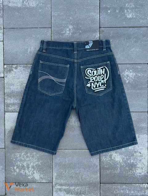 Vintage SouthPole Baggy Denim Shorts 34