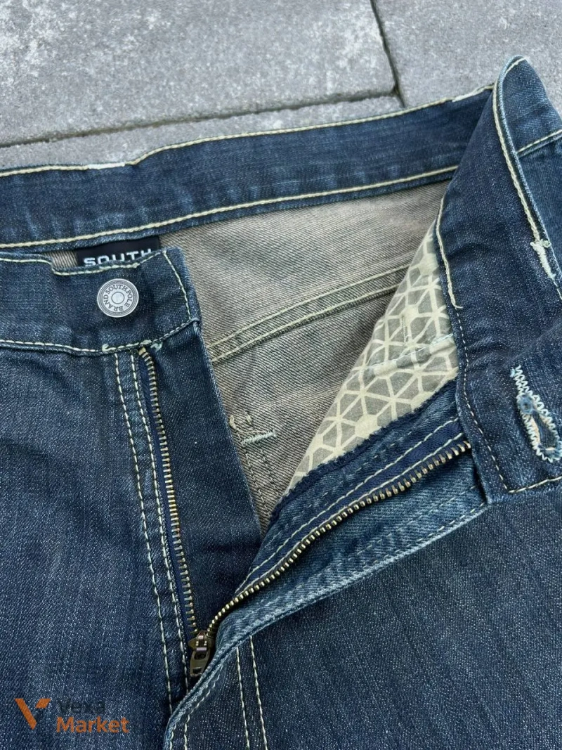 Vintage SouthPole Baggy Denim Shorts 34 — фото 6