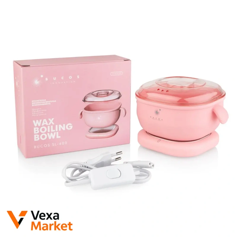 Воскоплав BUCOS SL-400 Silicone Edition PINK 100W 400мл — фото 3