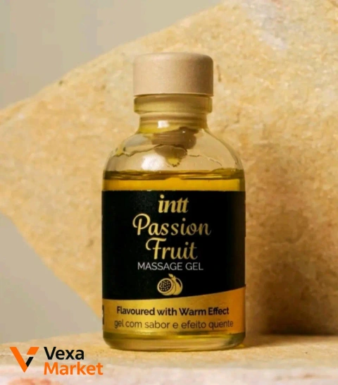Їстівний масажний гель INTT Passion Fruit зігріваючий, 30 мл