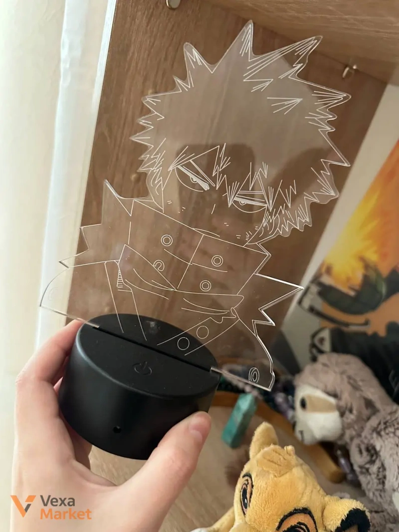 Залишки мерчу My Hero Academia: листівки, шикіши, світильник, подушка, брелок, пін, значки — фото 5