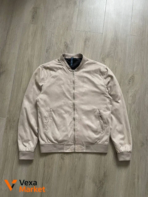 Замшевий бомбер Zara L