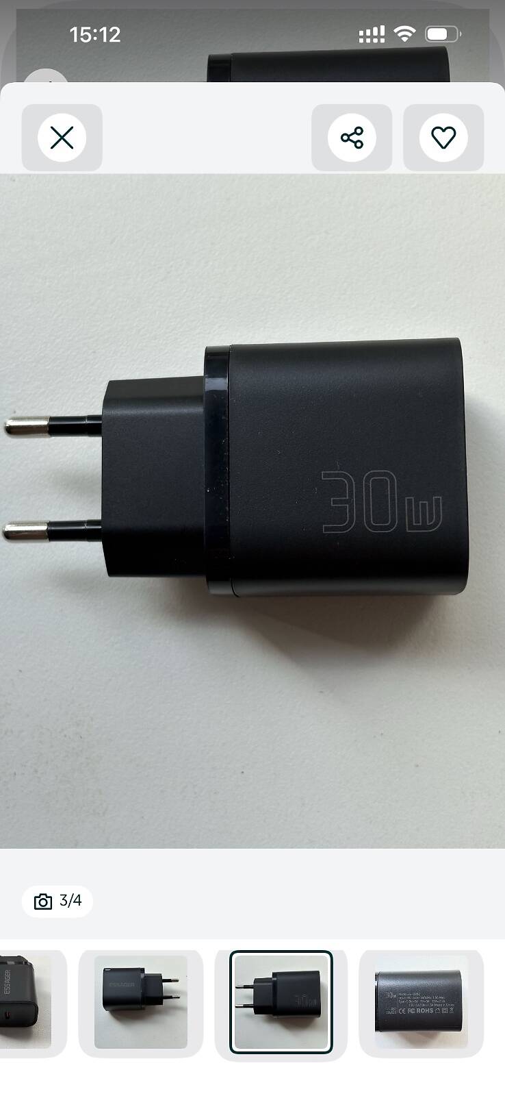 Зарядний пристрій Essager 30 w — фото 2