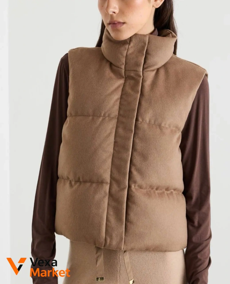 Жилет MaxMara The Cube из верблюжьей шерсти, двусторонний — фото 2
