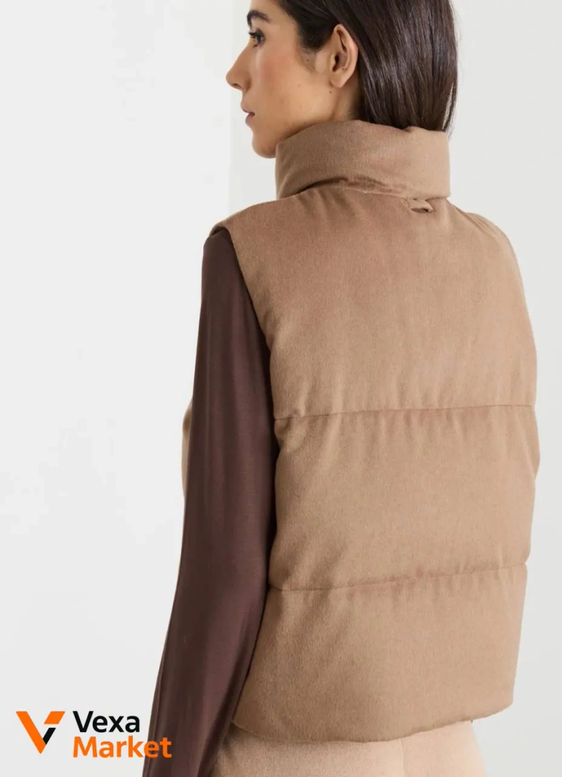 Жилет MaxMara The Cube из верблюжьей шерсти, двусторонний — фото 4