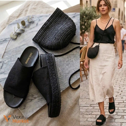 Жіночі шльопанці Steve Madden 39 розмір з сумочкою