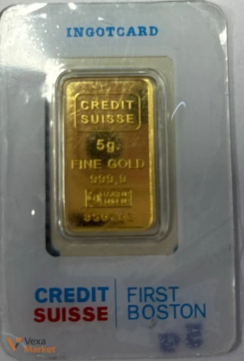 Золотий зливок Credit Suisse 5г