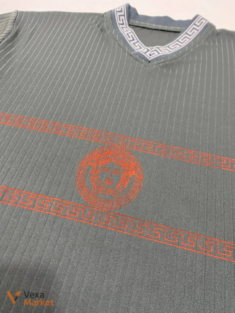 90s Versace нейлонова авантгардна спортивна футболка з медузою — фото 3