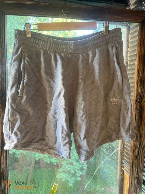 Adidas Grey Baggy Shorts M