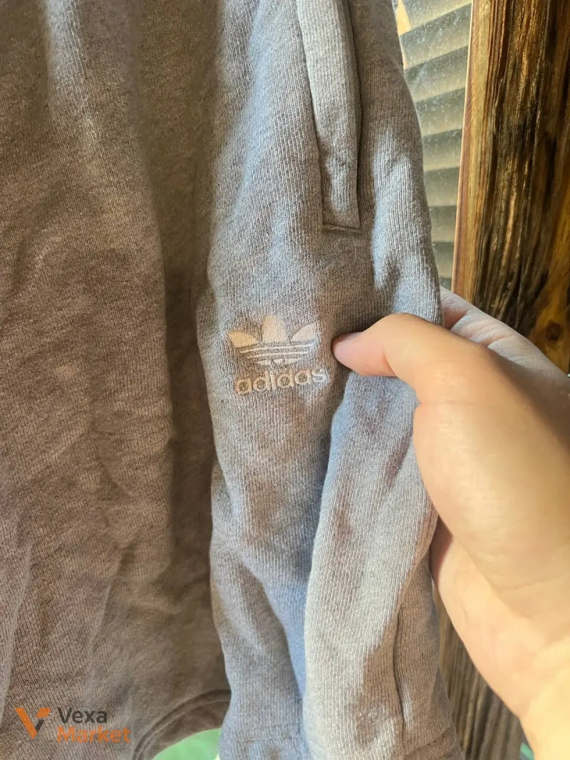 Adidas Grey Baggy Shorts M — фото 2