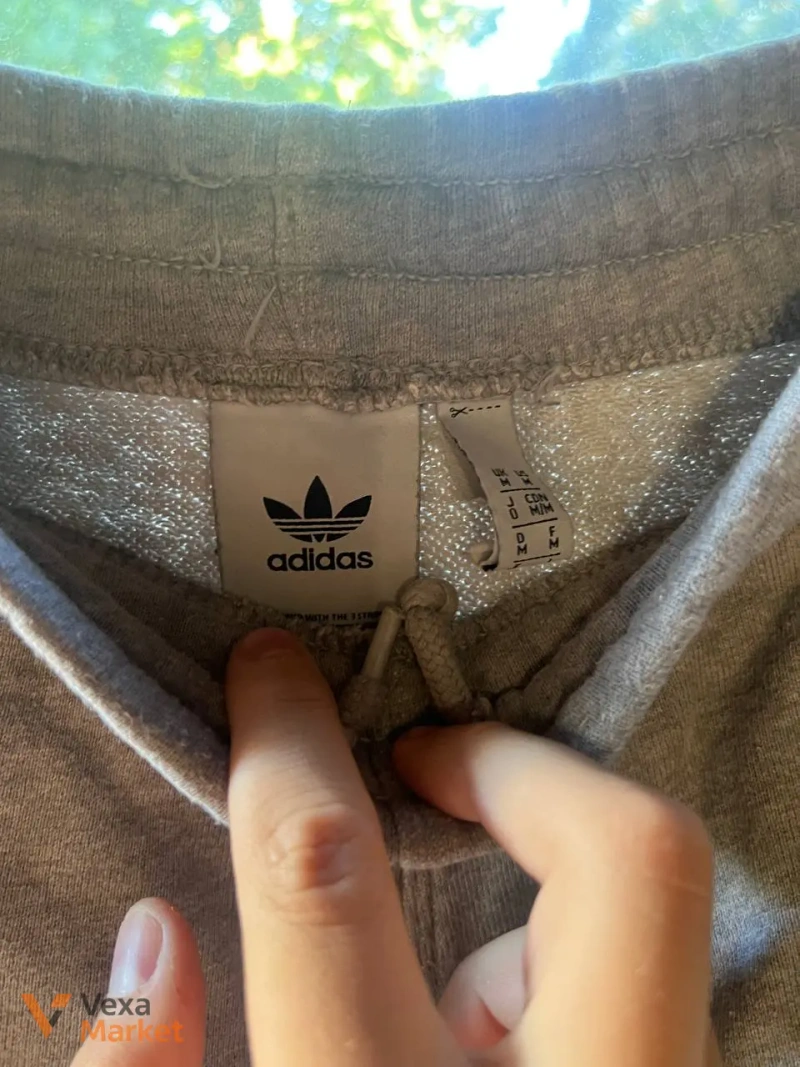 Adidas Grey Baggy Shorts M — фото 3