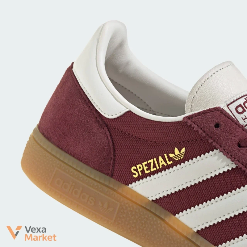 Adidas Handball Spezial бордовые мужские кроссовки размер 43 — фото 4
