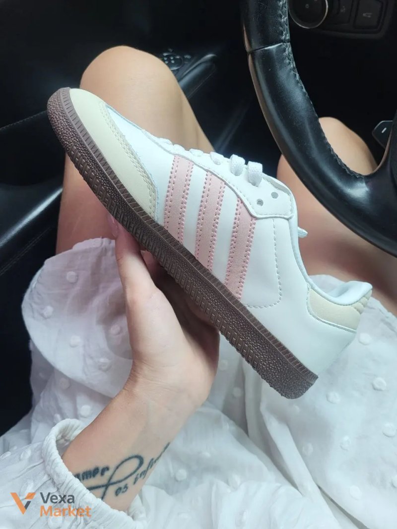 Adidas Samba White Pink — фото 3