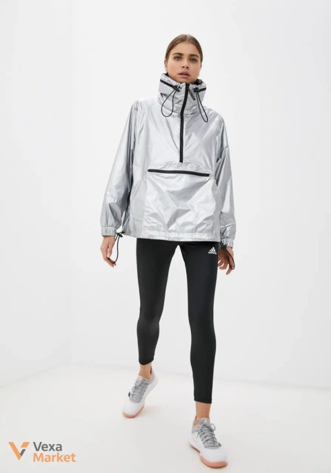 Adidas Stella McCartney ветровка серебристая водоотталкивающая S, M