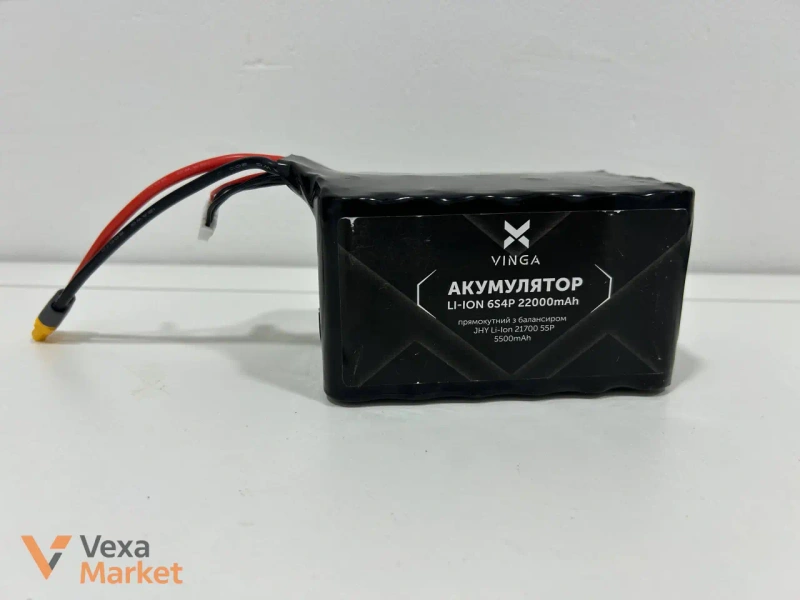 Аккумулятор Vinga Li-ion 6S4P 22000mAh с элементами JHY Li-Ion 21700 — фото 2
