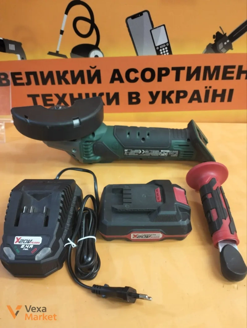 Акумуляторна шліфмашина PARKSIDE PWSA-20-LI D4 — фото 2