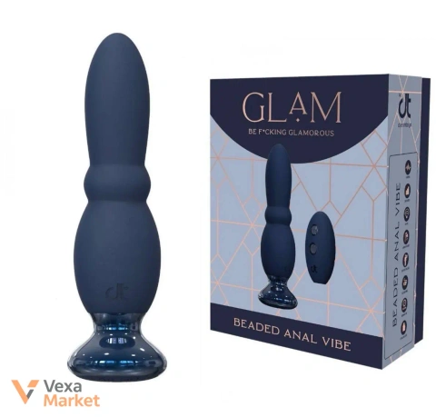 Анальний вібратор Dream Toys Glam Anal з бездротовим пультом