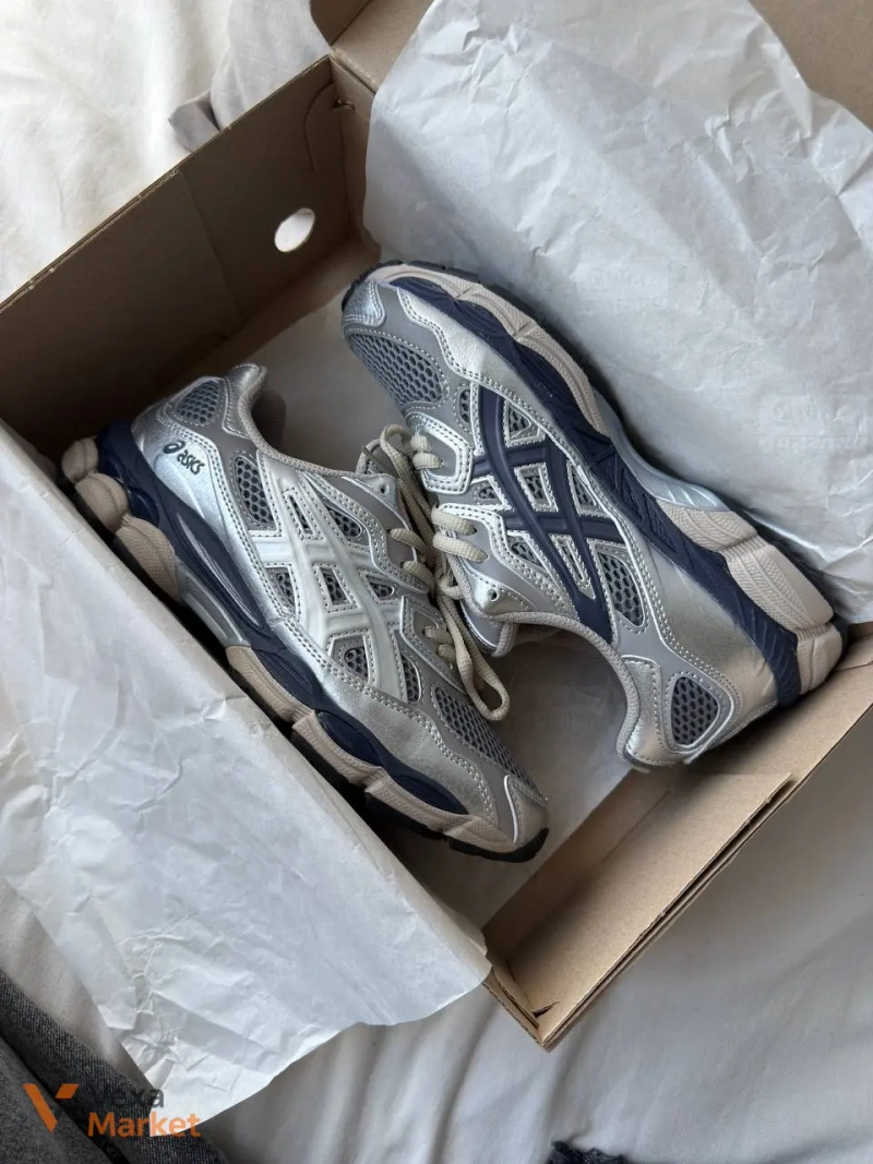 Asics Gel-NYC Silver Blue — фото 5