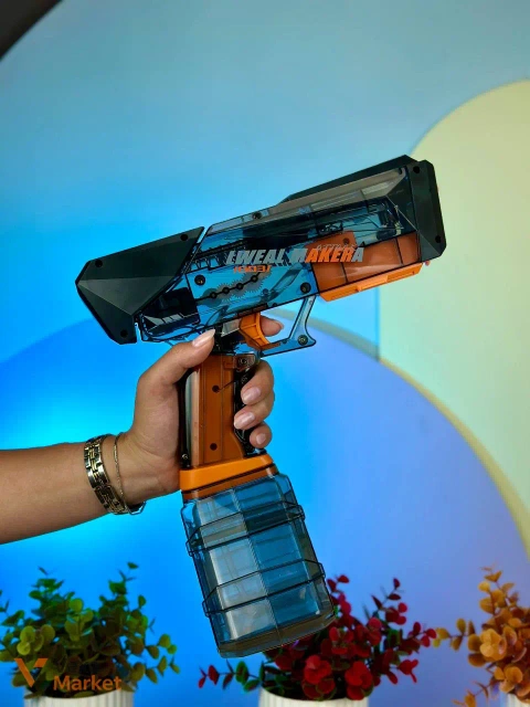 Автоматический бластер для мыльных пузырей "CyberGun" SQ 07 A