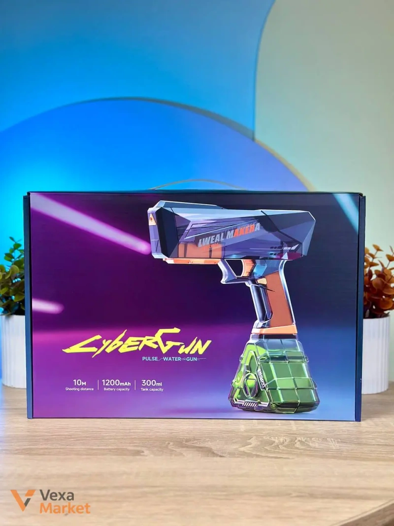 Автоматический бластер для мыльных пузырей "CyberGun" SQ 07 A — фото 3