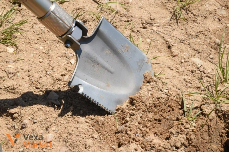 Багатофункціональна складна лопата Cattara Folding shovel 77 cm — фото 7