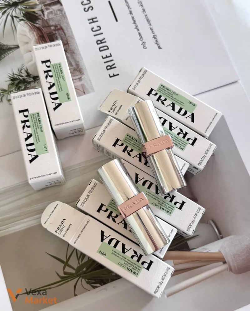 Бальзам для губ PRADA LIGHT Glowing Lipcolor U0014White, U016 Rose
