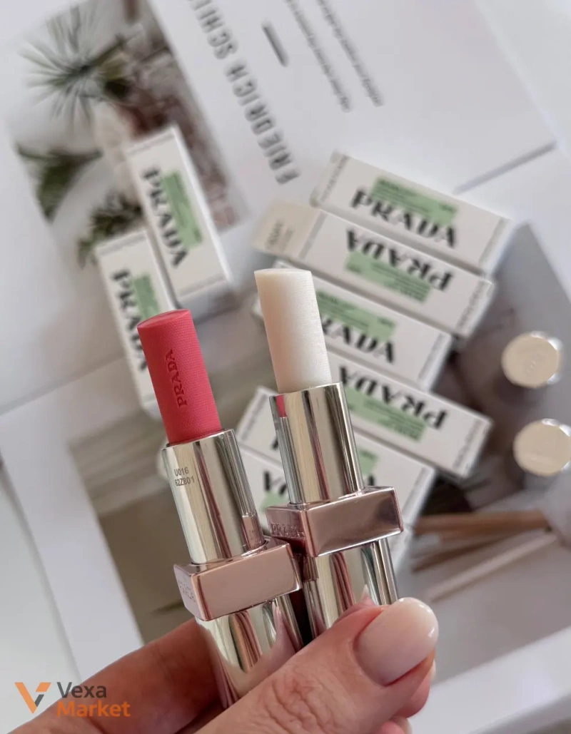 Бальзам для губ PRADA LIGHT Glowing Lipcolor U0014White, U016 Rose — фото 3