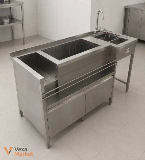 Барна станція з нержавіючої сталі AISI 304