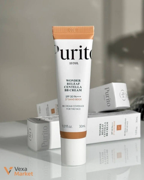 BB-крем Purito Seoul Wonder Releaf Centella BB Cream SPF 30 PA+++, оттенок 27 Sand Beige, 30 мл