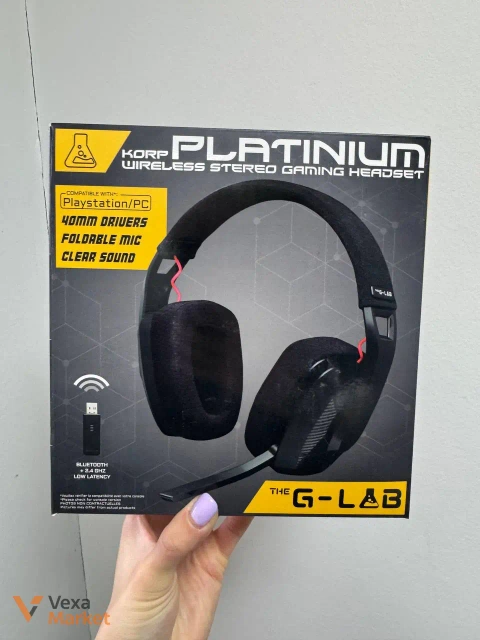 Беспроводная игровая гарнитура The G-Lab Korp Platinum для PlayStation/PC