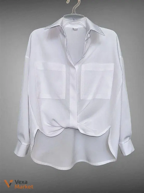 Біла шкільна сорочка для дівчаток