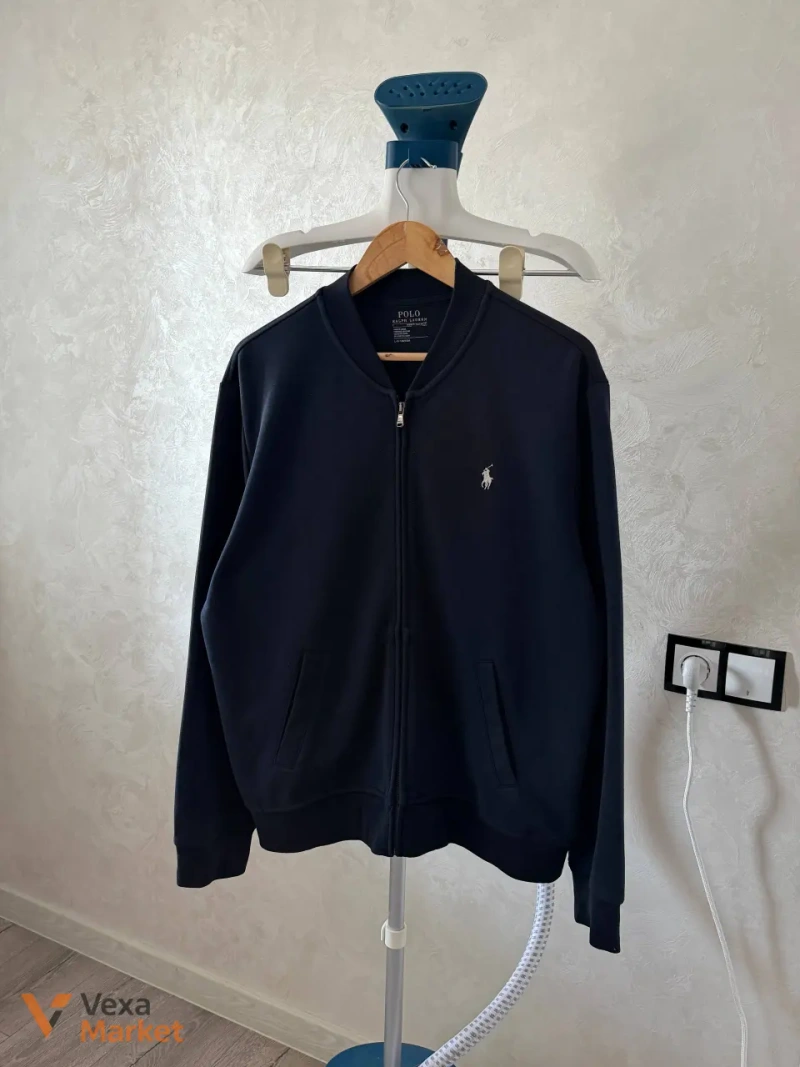 Бомбер Polo Ralph Lauren Perfomance 'old money' full zip куртка кофта L — фото 2