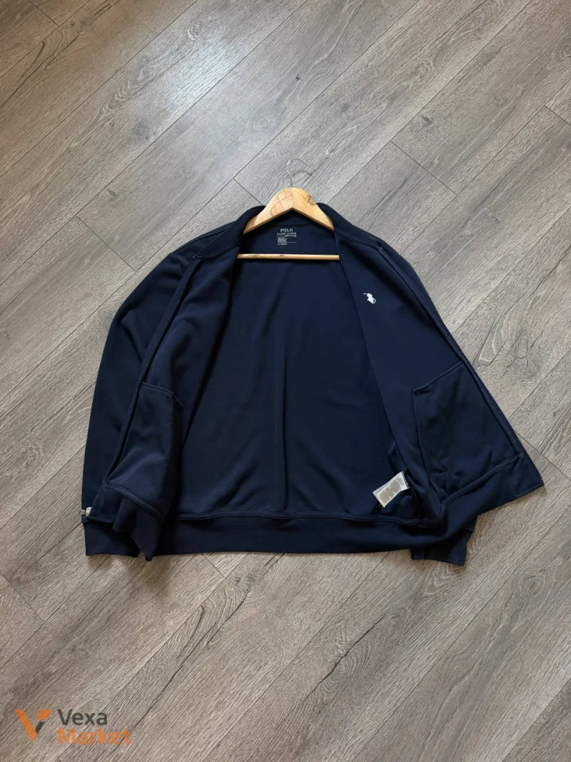 Бомбер Polo Ralph Lauren Perfomance 'old money' full zip куртка кофта L — фото 4