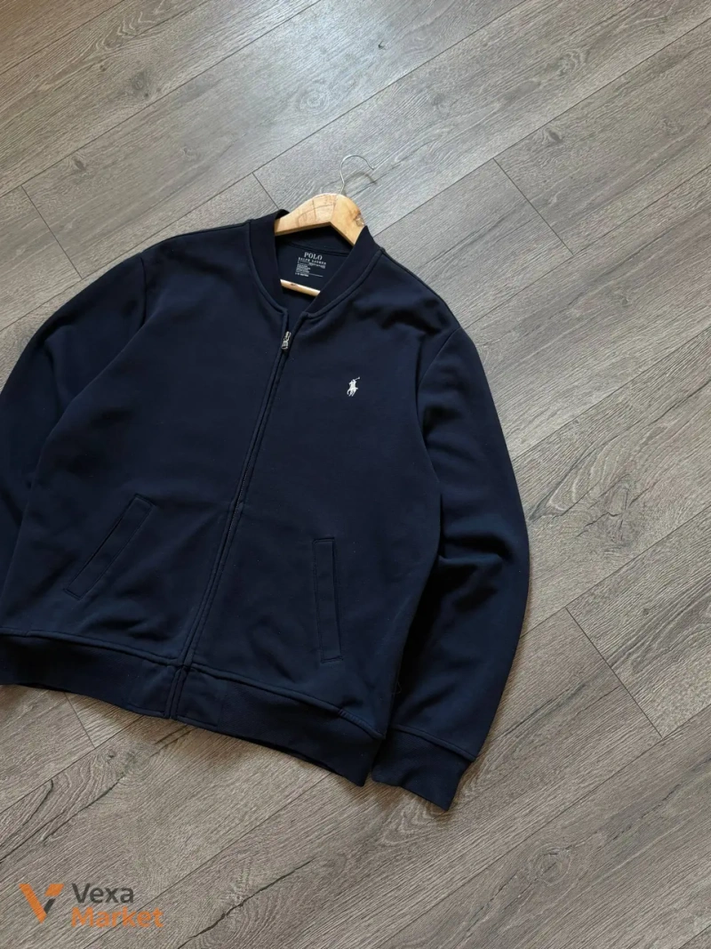 Бомбер Polo Ralph Lauren Perfomance 'old money' full zip куртка кофта L — фото 6