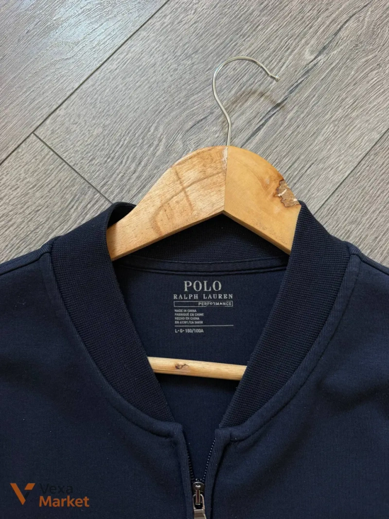 Бомбер Polo Ralph Lauren Perfomance 'old money' full zip куртка кофта L — фото 8