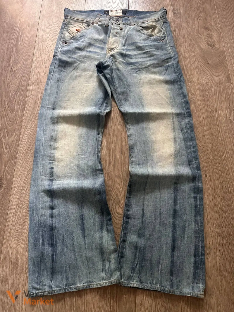 Bootcut jeans ice pattern — фото 3