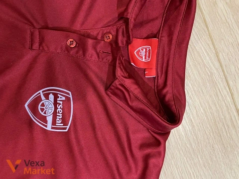 Бордова футболка-поло Arsenal Football Club розмір S-M