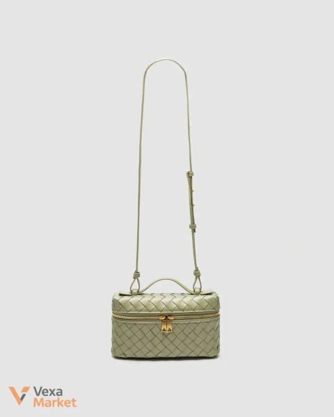 Bottega Veneta Bang Bang Light Green сумка зі шкіри