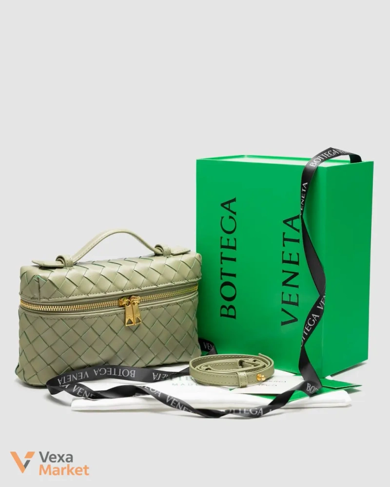 Bottega Veneta Bang Bang Light Green сумка зі шкіри — фото 6