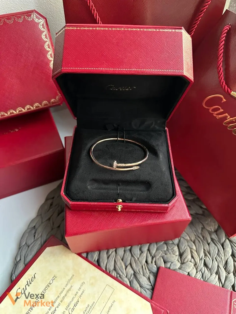 Браслет Cartier Love з позолотою — фото 4