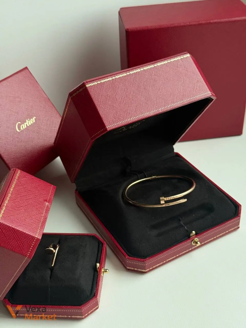 Браслет Cartier Love з позолотою — фото 7