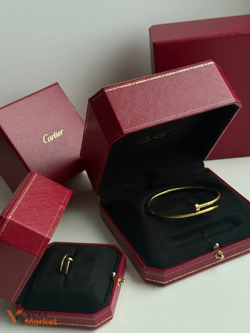 Браслет Cartier Love з позолотою — фото 8