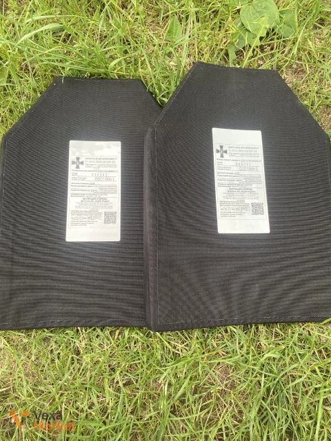 Бронеплити 25x30 см, 3 кг, Захист 6 клас ДСТУ