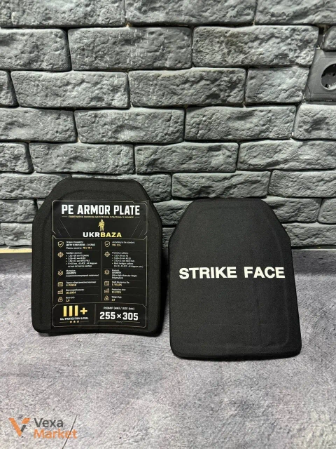 Бронеплити PE ARMOR PLATE NIJ III+ від Strike Face