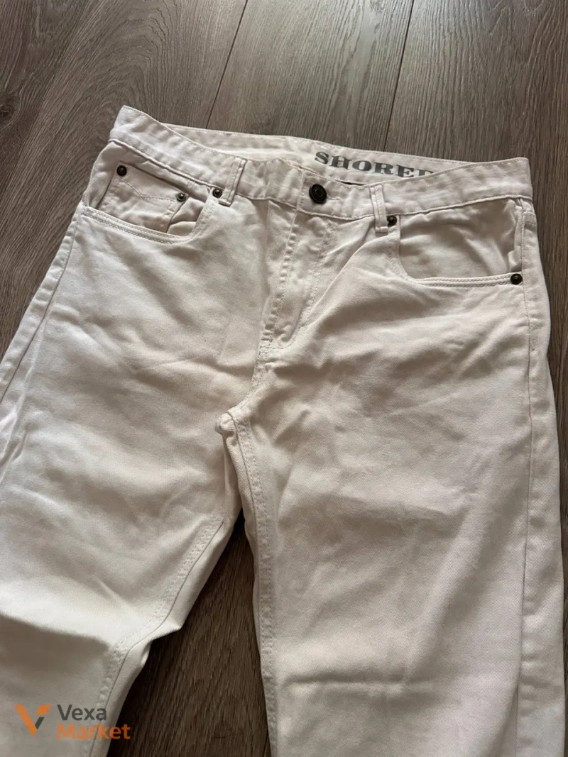 Burberry white jeans — фото 7