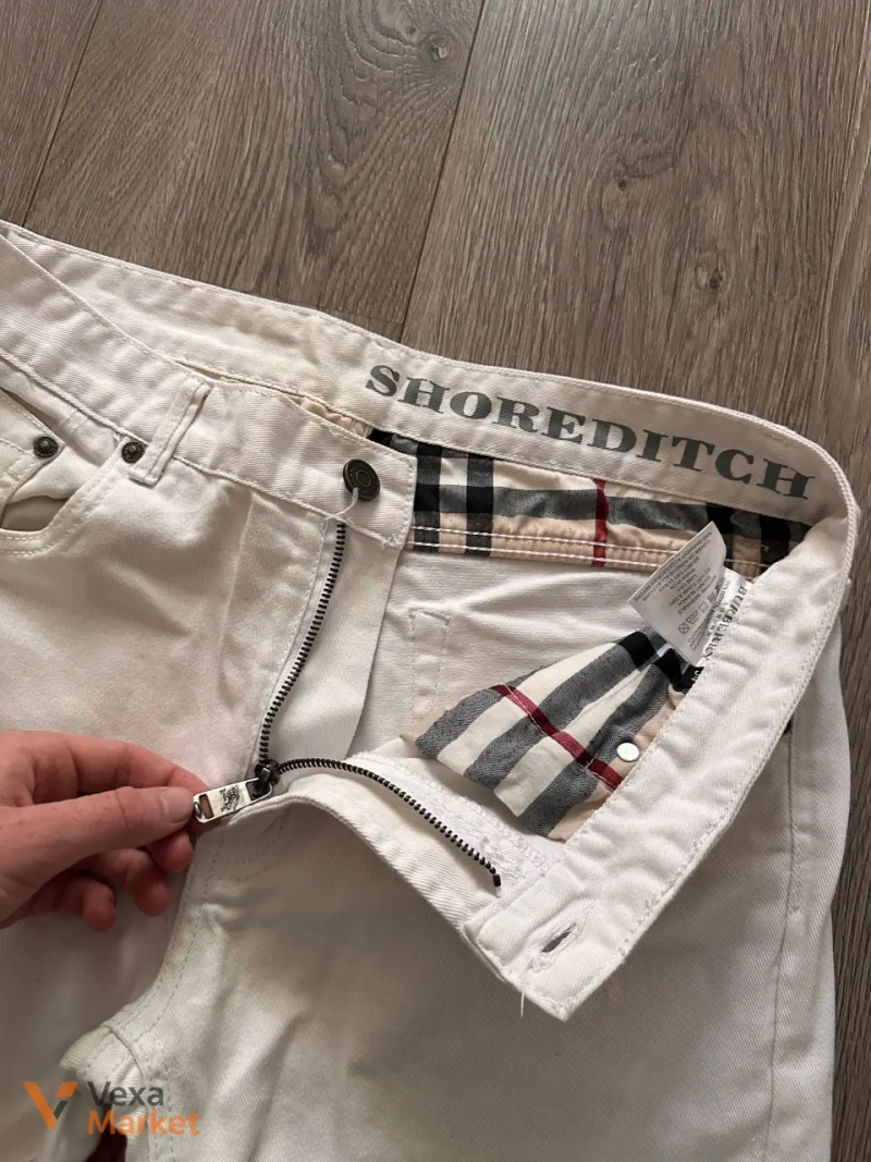 Burberry white jeans — фото 8