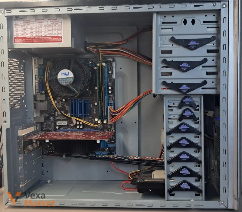 Бюджетный ПК Intel Core 2 Quad 6600 8GB DDR3 250GB HDD Nvidia 9800 GT — фото 3