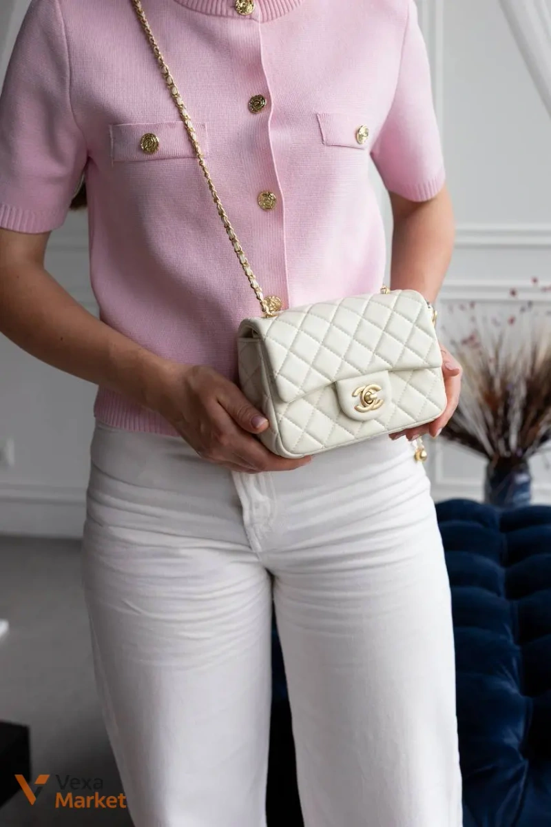 Chanel Classic mini сумка натуральна шкіра — фото 3