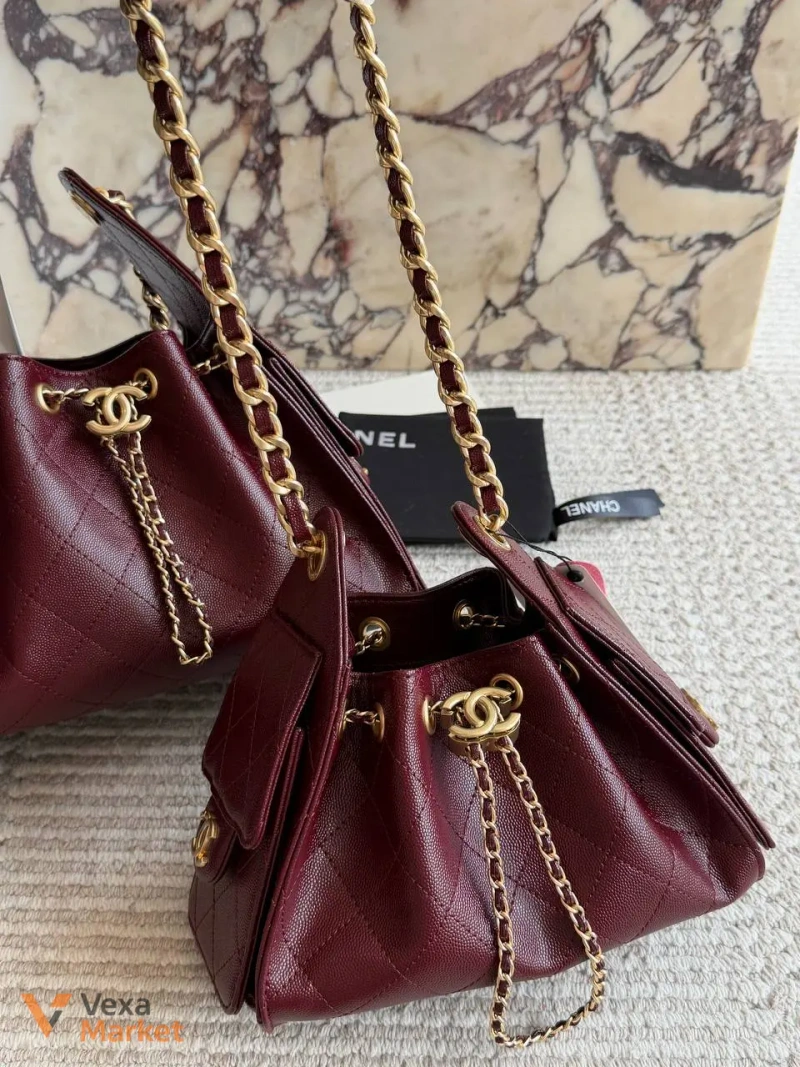 Chanel Hobo сумка натуральна шкіра — фото 3