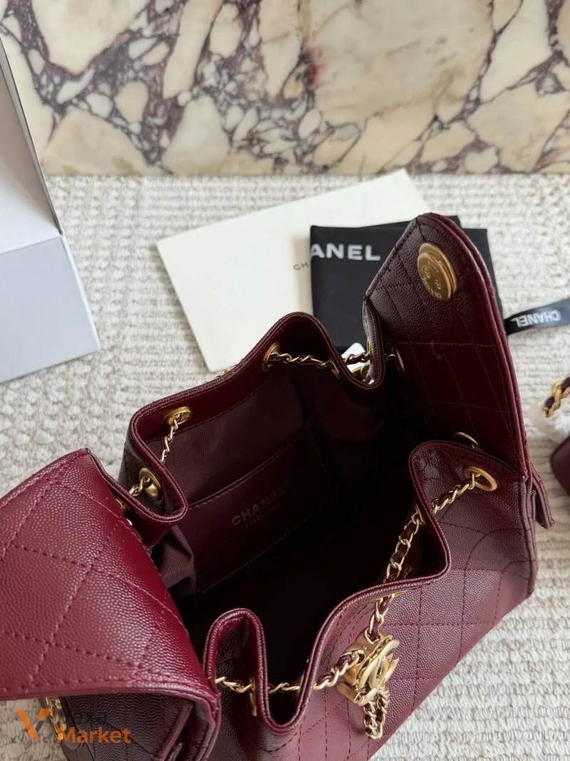 Chanel Hobo сумка натуральна шкіра — фото 8